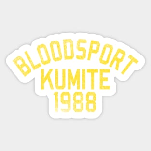 Bloodsport Sticker